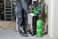 Эксплуатация двигателя алмазного бурения Eibenstock EBM 250/2 RP