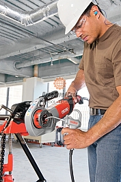 Использование клуппа электрического резьбонарезного Ridgid 600-I