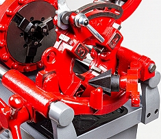 Рабочая зона электрического резьбонарезного станка Esson ElectricCut-50HW1
